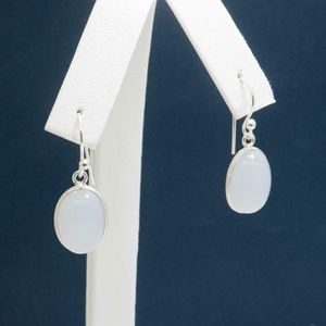 Beautiful Opalite .925 Sterling Silver Earrings